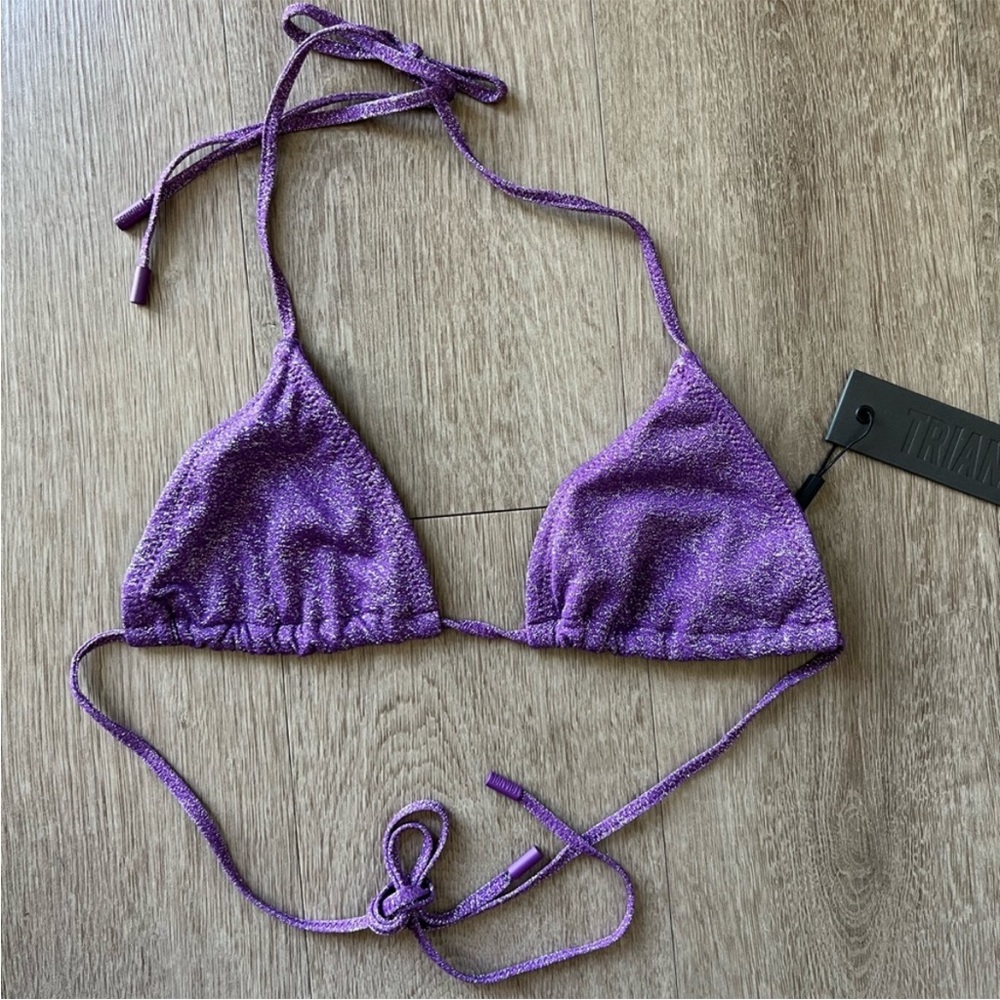 Triangl bikini top medium bottom large great condition